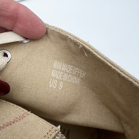 Mimi hi-top, side zipper, fashion shoes, tan color women's size 9 - Picture 8 of 9